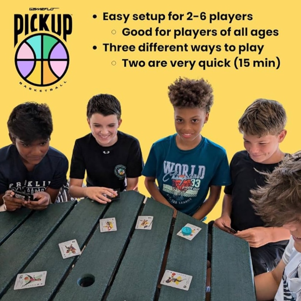 GameFlo PickUp Basketball Card Game - NWT - Picture 6 of 8